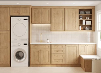 Armoires de rangement pour buanderie personnalisées Prima, écologiques, ignifuges, modulaires, finition laquée moderne, personnalisables, garantie 5 ans