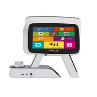 Salon de caisse enregistreuse avec moniteur tactile capacitif 15 pouces tout-en-un à double écran tactile PC Windows POS System