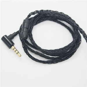 8 Strand Braided Mmcx Headphone <b>Cable</b> 3.5Mm Audio With Three Button Control For Shure Se846 Se315 Ue900 - Product Image 2