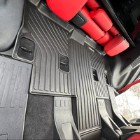 4 Pièces Tapis de Coffre de Voiture 3D Thermoformés, Tapis de Sol de Voiture Sur Mesure, Tapis de Voiture