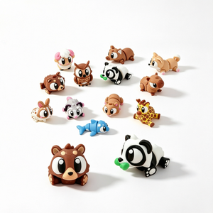 Figurine d'animal articulée imprimée en 3D, décoration de bureau, jouet anti-stress en plastique pour la maison, le bureau ou comme cadeau de fête - Product Image 1