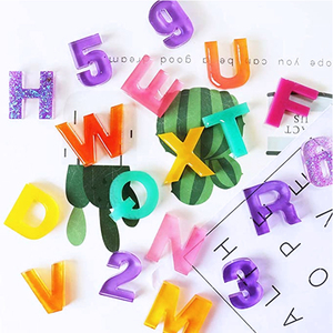 Pegamento de gota de cristal para llaves, epoxi con 26 letras <span class=keywords><strong>molde</strong></span> de silicona, colgante de cadena, joyería, número de tubo de pegamento - Product Image 5