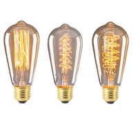 Ampoule Led rétro 40W ampoule variable lampe e27 220V ampoule Vintage en tungstène st64 pour Bar Restaurant décoration