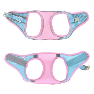 Set <span class=keywords><strong>Harness</strong></span> dan Tali Anjing Kecil, <span class=keywords><strong>Harness</strong></span> Kucing Lembut dan Bernapas, Rompi Anjing Kucing Berbahan Jaring dengan Tali untuk Anjing Kecil, Chihuahua, dan Anak Kucing - Product Image 4