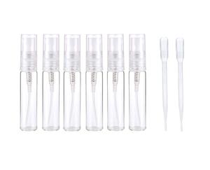 Best Sale Glass Perfume <b>Bottles</b> <b>Plastic</b> Cap 2ml 3ml 5ml 10ml Spray Atomizers Cylinder Shape Free Sample MOQ 100pcs Carton - Product Image 2