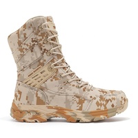 BAEWOON TB46 Bottes tactiques d'extérieur de haute qualité pour hommes, antidérapantes, pour l'entraînement en milieu désertique, respirantes, résistantes à l'usure, chaussures de randonnée professionnelles