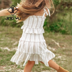 Vestido Informal de Alta Calidad, Vestido Hawaiano con Tirantes, Vestido Infantil de Lino Personalizado, Agradable al Tacto, Conjunto de Dos Piezas - Product Image 4