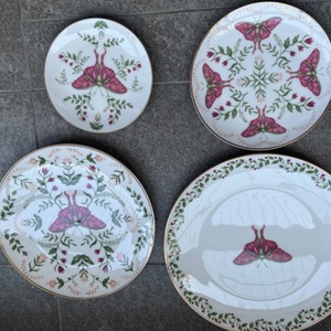 Nordic Luxury High Quality Bone China Solid Pattern Charger Plates Set <b>Dinnerware</b> Kiln Technique Dishwasher Safe - Product Image 6