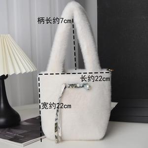 Piel Púrpura Kurt Monster Rabbit Side Carvela Big S K Unicorn Et Bear Spade Grey Hello Tote Fluffy Bag - Product Image 6