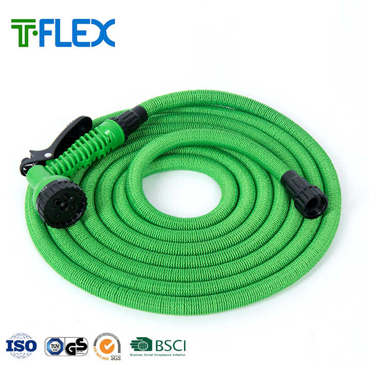 Échantillon gratuit Extensible Serpent tuyau de jardin Magique et Stretch Extensible Jardin Tuyau D'eau avec Tuyau D'arrosage