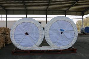 Multi-<strong>ply</strong> Flat Conveyor <strong>Belt</strong> with Strong Internal EP1500/5 Woven Fabrics for Mine Durable EP150/2 Flat Leather <strong>Belt</strong> for Mine - Product Image 3