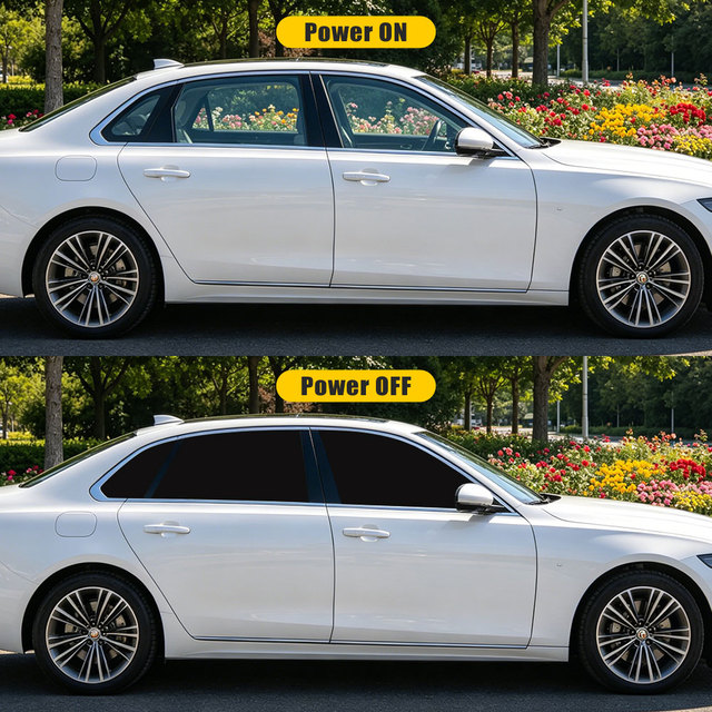 High Stability PDLC Smart Film Car Window Electric Switchable Privacy Tint Film Low Power Consumption Energy Saving