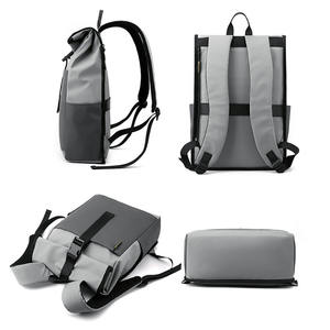 Sacs pour ordinateur portable personnalisés, imperméables, décontractés, sportifs, de voyage, à enroulement, grande capacité, sac à dos pour ordinateur portable avec port USB - Product Image 6