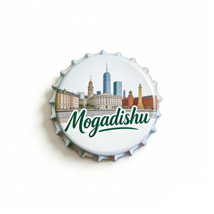 Imán de Refrigerador Decorativo de Metal con Tapas de Botella Vintage de <span class=keywords><strong>Las</strong></span> <span class=keywords><strong>Palmas</strong></span>, Kuala Lumpur, Kingstown y Kerguelen, Recuerdo de Viaje Multicidades - Product Image 4