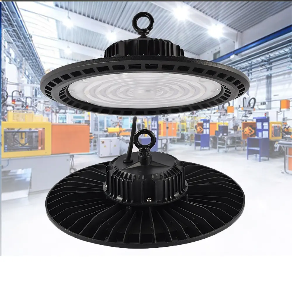 200W 6500K UFO LED alte luci a baia AC 220V IP65 impermeabile mercato industriale commerciale magazzino Garage officina lampada da Garage