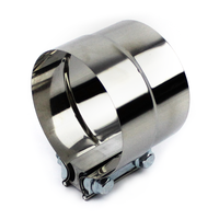 Collier de serrage pour raccord superposé OEM en acier inoxydable et aluminium de 4,0 pouces, personnalisé pour tuyaux, pour pliage, formage et estampage