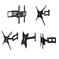 Soporte Universal para TV, Monitor LED LCD retráctil de movimiento completo de 12-43 pulgadas, Panel plano, Plasma, giratorio, soporte de montaje en pared para TV