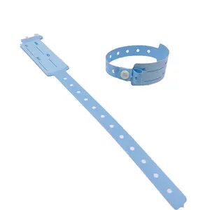 Bracelet en plastique souple personnalisé à usage unique, Identification en vinyle inscriptible pour enfant, bracelet en pvc pour enfants