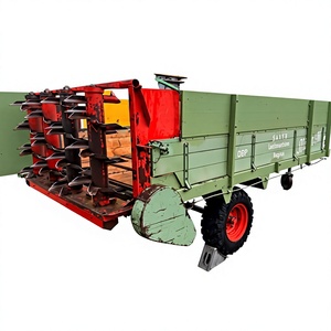 Farm Manure Spreader <b>Trailer</b> Horse Manure Distributor Wagon Agricultural Material Hauler Multifunctional Jersey for Fertilizing - Product Image 1