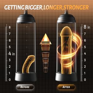 Автоматический вибрационный мастурбатор-экстендер для пениса, электрический вакуумный насос для увеличения члена, секс-игрушка для взрослых - Product Image 5