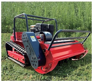 Tondeuse agricole FT-120A avec moteur de 15 CV, idéale pour vergers et terrains vagues, fonctionne de manière stable sur 45 cm. °   Pentes raides. - Product Image 1
