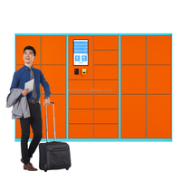 Système de casiers intelligents pour bagages, solution de stockage intelligente pour aéroport, gare, hôtel, solution personnalisée en libre-service