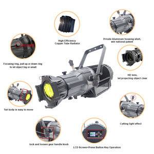 Faro sagomatore a colori impermeabile da 400W per palcoscenico - Produttore transfrontaliero - Faretto impermeabile per <span class=keywords><strong>spettacoli</strong></span> <span class=keywords><strong>teatrali</strong></span> - Product Image 1
