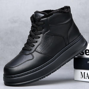 Zapatillas de Moda para Hombre, Aislantes y Cálidas para Otoño e Invierno, Resistentes, Versátiles, Cómodas, con Suela Gruesa y Tacón Alto - Product Image 6