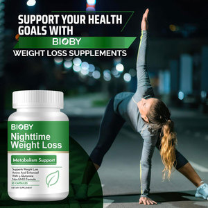 Cápsulas Bioby OEM de Marca Privada para Pérdida de Peso Nocturna, <span class=keywords><strong>L</strong></span>-Glutamina, Aminoácidos, Apoyo al Metabolismo, Sin OMG, 30 Unidades - Product Image 3