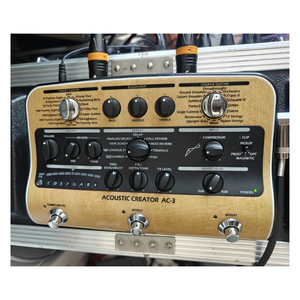 Pedal <span class=keywords><strong>de</strong></span> Multiefectos para Guitarra Jelo <span class=keywords><strong>de</strong></span> <span class=keywords><strong>Segunda</strong></span> <span class=keywords><strong>Mano</strong></span>, 90% Nuevo, Zoom AC-3, Alimentado por Batería, Requiere 4 Pilas AA, Accesorios Musicales Analógicos - Product Image 1