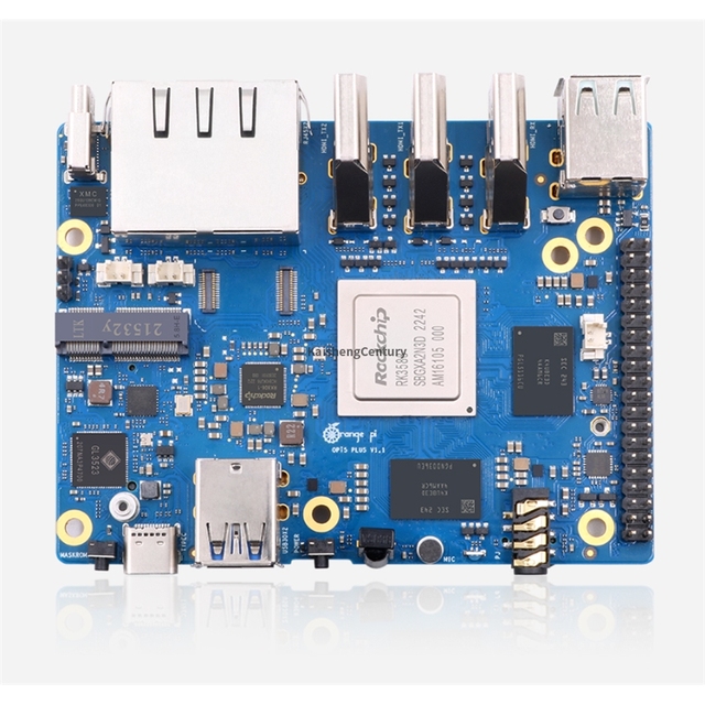 New Orange Pi 5 Plus 4G 8G 16G RK3588 2.5G Dual Ethernet Ports with PCIE Extension Single Board Run Android Ubuntu Debian OS