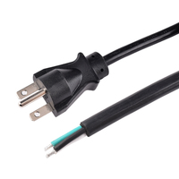 American NEMA WD6 6 6-15P cordon d'alimentation à angle avant avec fils de câble secteur utilisé aux États-Unis marché américain 10A/13A/15A 250V