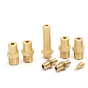 Ccustom CNC işleme parçaları paslanmaz çelik meme metal parçaları makine çin üretimi 1/2 "1/8" NPT 1/4 "3/8"