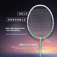 Raqueta de Bádminton Ultraligera de Fibra de Carbono, Núcleo de Panal para Torneos Profesionales, Máxima Rotación, Empuñadura de PU, Construcción Duradera de Alta Calidad, GQK GC5157