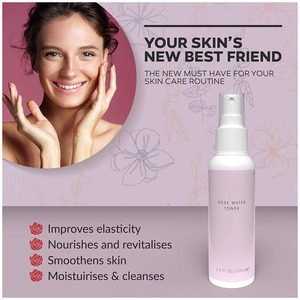 Tónico Facial de <span class=keywords><strong>Agua</strong></span> de Rosas Pura OEM, Spray Hidratante con Hamamelis y Aloe Vera, Spray de <span class=keywords><strong>Agua</strong></span> de Rosas de Marca Privada - Product Image 2