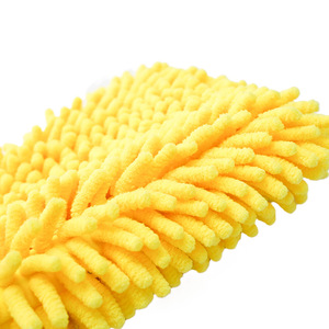 Ensemble de serviettes de lavage de voiture en microfibre, tampons en chenille, éponge moussante sans peluches pour le nettoyage des véhicules - Product Image 2