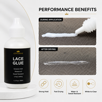 Fournisseur en gros de colle pour perruques en dentelle avec tenue extrême et imperméable pour les magasins de produits de beauté