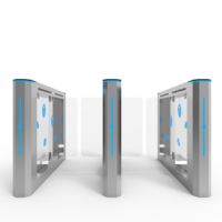 Tourniquet intelligent à volets rapides avec reconnaissance faciale et contrôle d'accès RFID pour immeubles de bureaux et communautés OEM ODM