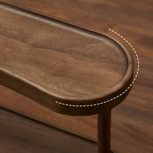 Kệ trưng bày mỹ phẩm bằng gỗ rắn cho bàn trang điểm Thiết kế 2 lớp tổ chức trang điểm Nước hoa trang sức Anh đào hoặc Quả Óc Chó Đen - Product Image 3