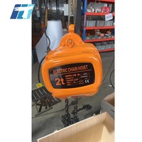 Palans électriques à chaîne modèle crochet pour plateformes suspendues, haute performance, prix bas, 1T 2T, palan électrique à chaîne de haute qualité