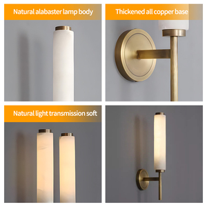 Tutti i rame spagnolo alabastro <span class=keywords><strong>parete</strong></span> applique decorazione camera <span class=keywords><strong>da</strong></span> letto luce del comodino lampada <span class=keywords><strong>da</strong></span> <span class=keywords><strong>parete</strong></span> di lusso per camera <span class=keywords><strong>da</strong></span> letto soggiorno sala <span class=keywords><strong>da</strong></span> pranzo - Product Image 3