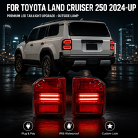 Feu arrière LED extérieur avec feux de freinage et clignotants, Plug and Play, étanche, pour Toyota Prado LC250 2024 et modèles ultérieurs, Ventes d'usine Nafu