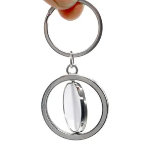 Sublimation Keychains Blank Key Chains Heat Transfer Press Keyrings Double side Pictures Key Rings Personalized Gifts