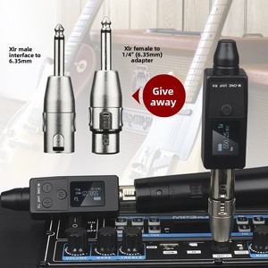 Sistema <span class=keywords><strong>Adaptador</strong></span> XLR Inalámbrico XTUGA M-ONE, Transmisor y Receptor Multifuncional, Micrófono Dinámico, Mezclador <span class=keywords><strong>de</strong></span> Audio, Sistema PA - Product Image 5