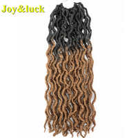 Bella — Extensions de cheveux synthétiques africains, 24 racines, Dreadlock, tresses Jumbo avec Crochet, ondulées, ombrées, pour déesse, 350