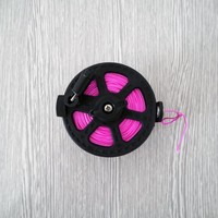 Bobine composite PR006 pour équipement de plongée et de pêche sous-marine avec ligne PE de 40M/50M/60M