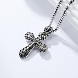 Collier pendentif en acier inoxydable <span class=keywords><strong>de</strong></span> haute qualité, <span class=keywords><strong>croix</strong></span> chrétienne, crucifixion <span class=keywords><strong>de</strong></span> Jésus, orthodoxe, bijoux <span class=keywords><strong>de</strong></span> mode pour hommes, vente en gros 2026 - Product Image 4