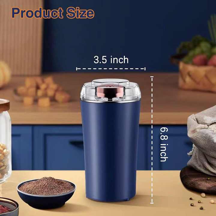 Electric Spice and Coffee Grinder with Stainless Steel Blades Coffee Grinder
