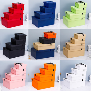 Boîte cadeau personnalisée avec couvercle supérieur et inférieur, emballage Halloween, soie haut de gamme, pour chaussures, personnalisation du logo - Product Image 2