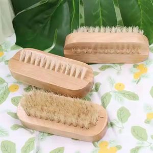 Outils de nettoyage en bois double face pour manucure et pédicure avec brosse de nettoyage à double action pour la poussière des ongles - Product Image 2